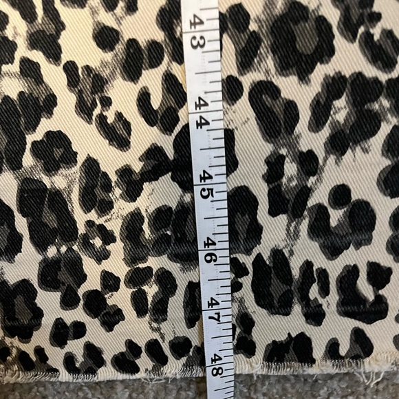 Nuggles Denim Leopard Print Overall Dress size XXL - Picture 9 of 16